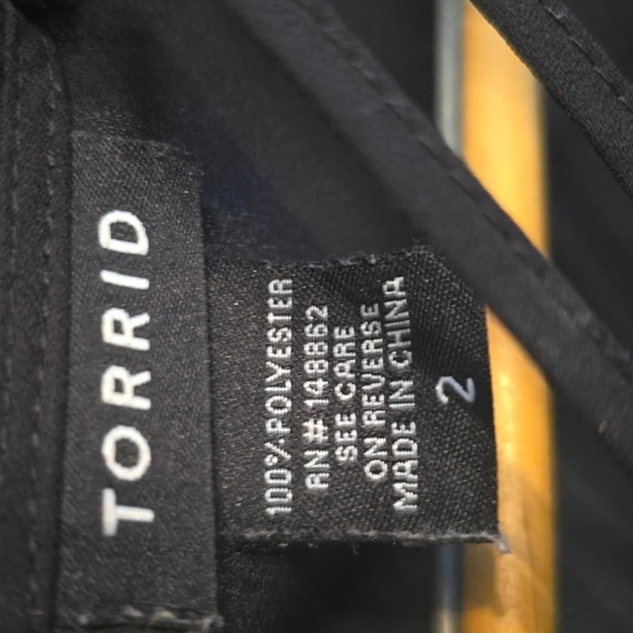 Torrid strappy chiffon blouse 2X - Picture 7 of 10